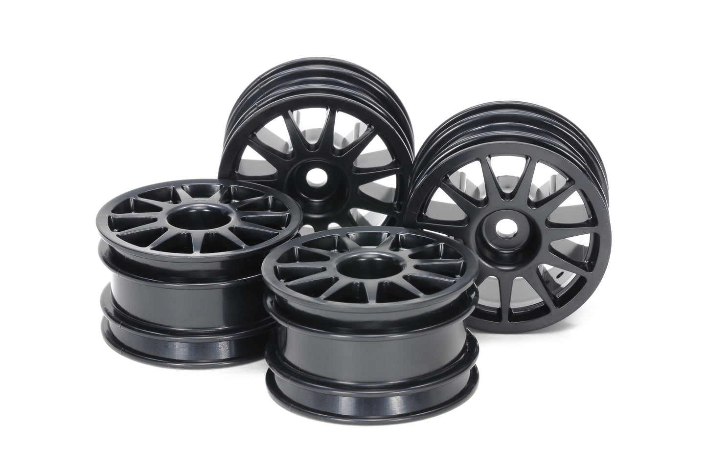 Tamiya M-Chassis 11-Spoke Wheels (black 4 pcs) - RCXX - RC Racing Shop | RC Models | Tuning & Spare Parts for Professionals