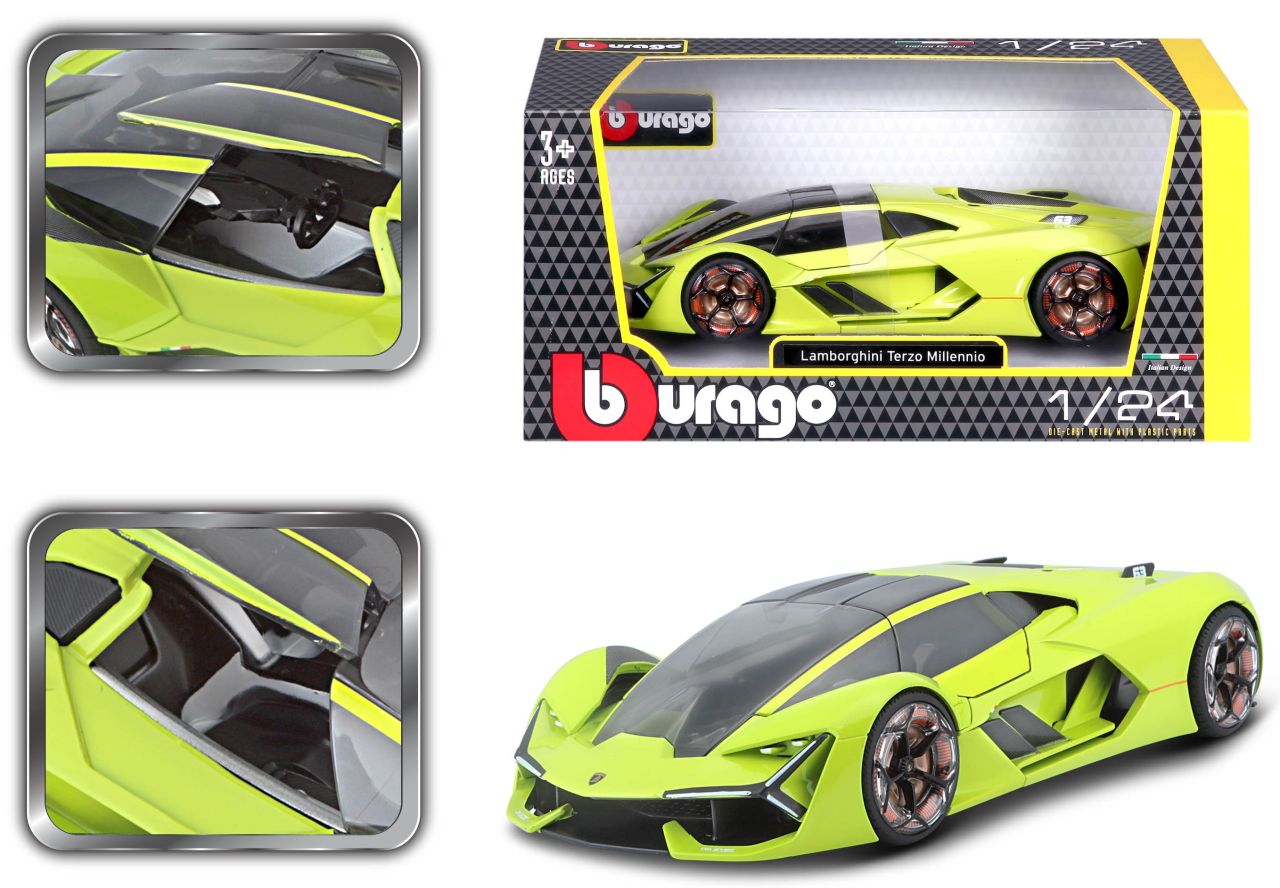 Lamborghini Terzo Milennio 1/24 grün - RCXX - RC Racing Shop | RC Models | Tuning & Spare Parts for Professionals