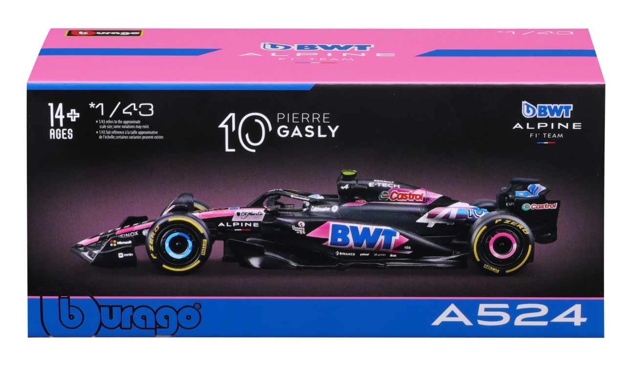Alpine F1 A524 1/43 Gasly 2024 - RCXX - RC Racing Shop | RC Models | Tuning & Spare Parts for Professionals