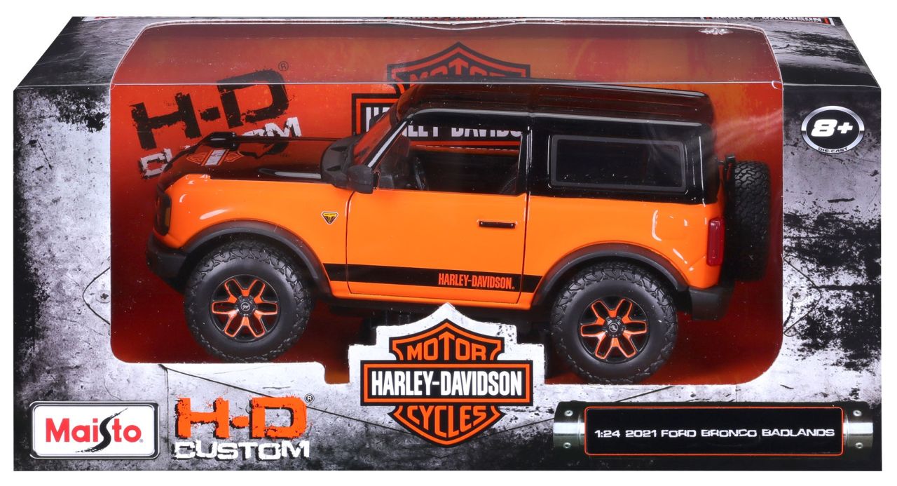Ford Bronco Badlands Harley Davidson 1/24 orange - RCXX - RC Racing Shop | RC Models | Tuning & Spare Parts for Professionals