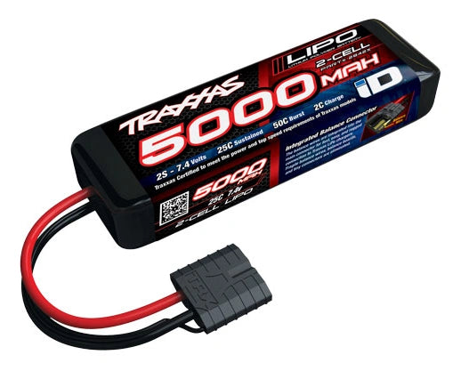 Traxxas 2S LiPo Akku 7.4V 5000mAh 25C – Short Size mit iD™ - 2842X - RCXX - RC Racing Shop | RC Models | Tuning & Spare Parts for Professionals