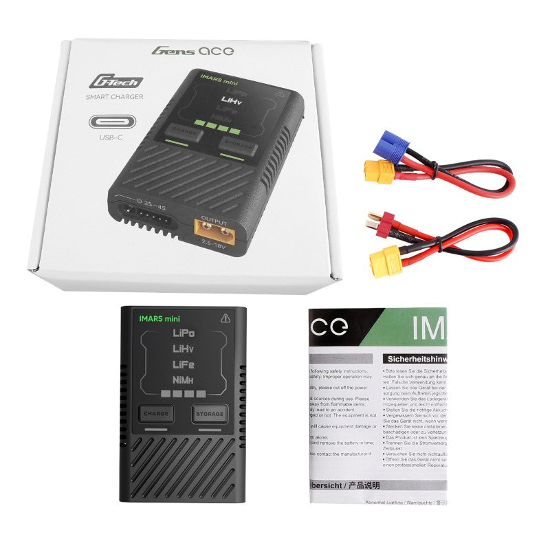 GensAce charger iMars Mini 60W USB-C (2-4S)