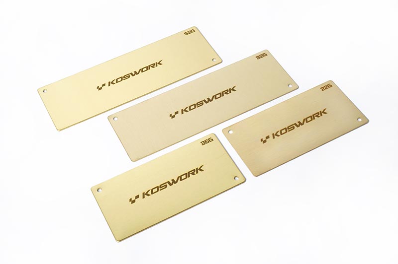 Poids de la batterie Koswork Shorty 94x46x0,6 mm - 22 g - KOS04221