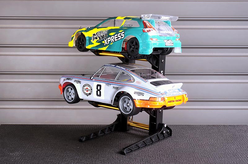 RC Car Display Rack (fuer 2 Modelle) 200x240x325mm