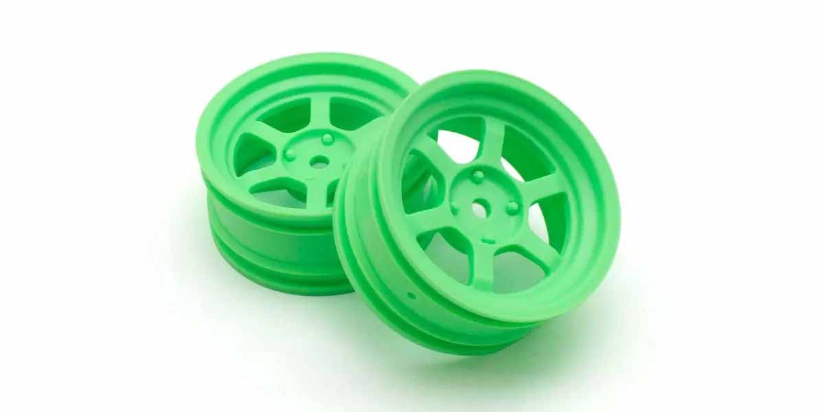 Rims 1:10 Kyosho Fazer FZD2 Rays TE37V Offset 5mm (2) green