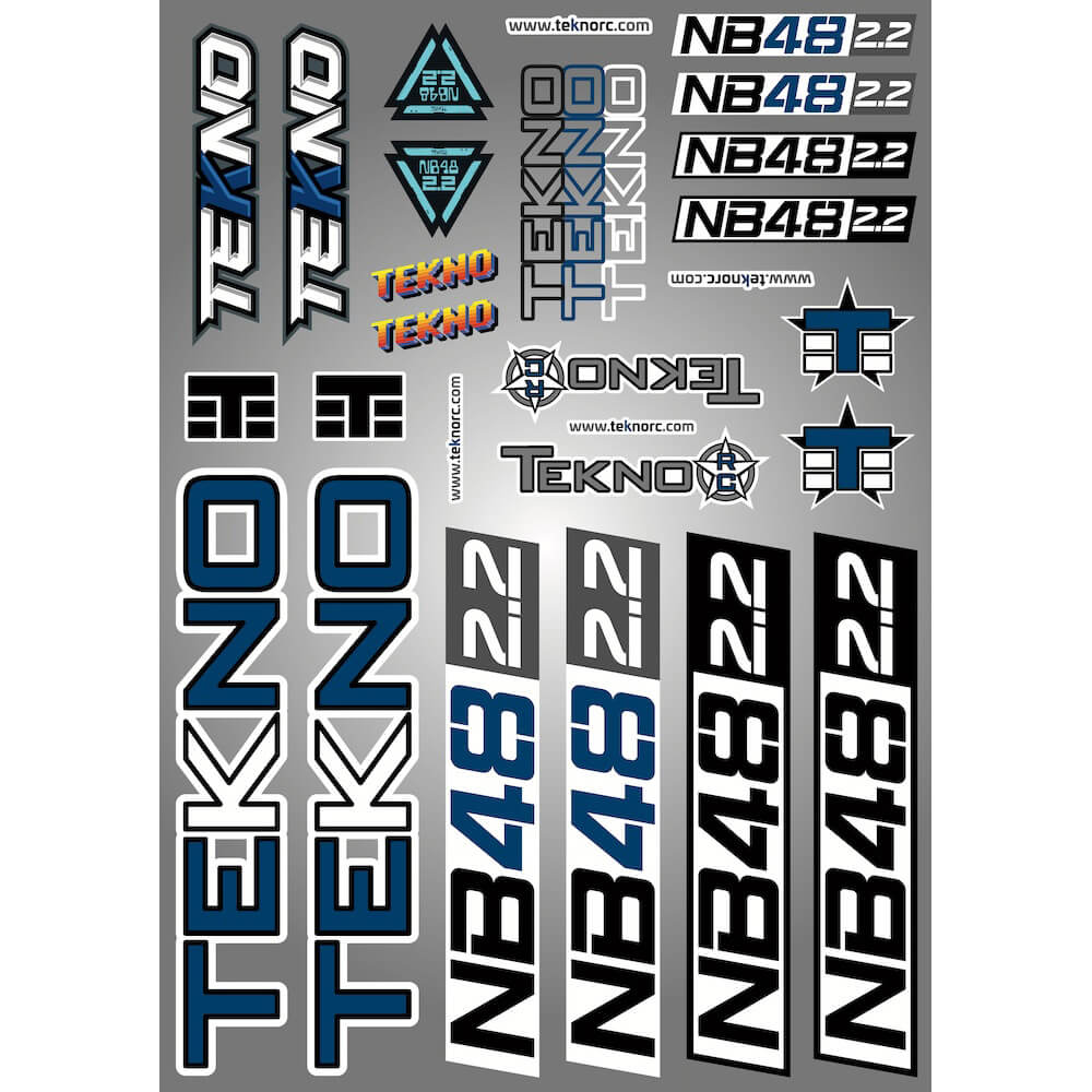 Tekno Decal Sheet (NB48 2.2) - TKR9336