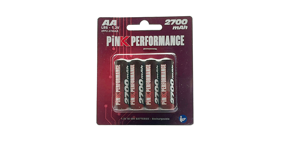 Pink Performance Akku R6-AA NiMh 2700Mah (4) 50x14mm 120g