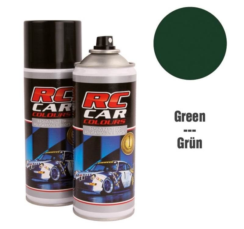 RC Car Colours BRITISH RACING GREEN 312 Lexan Colour Spray 150ml - PRC00312 - RCXX - rc racing for professionals