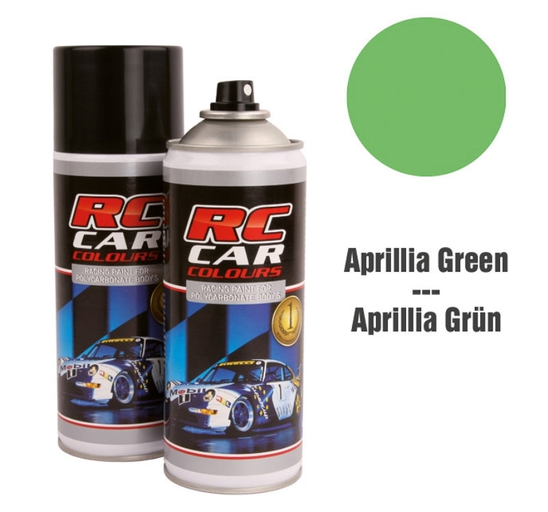 RC Car Colours APRILIA GREEN 944 Lexan Colour Spray 150ml - PRC00944 - RCXX - rc racing for professionals
