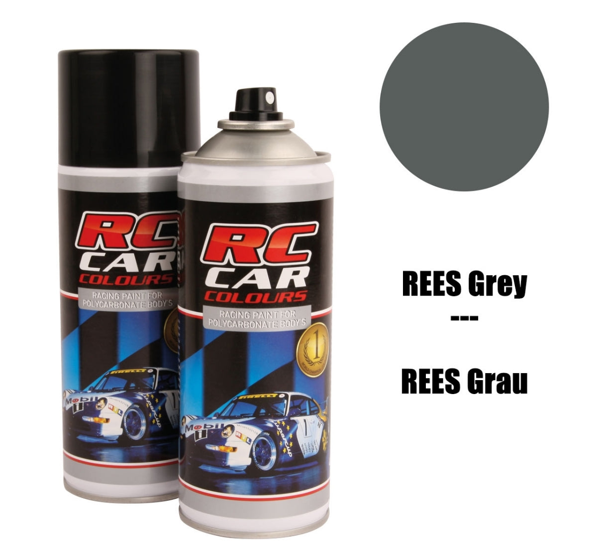 RC Car Colours REES GRAY 952 Lexan Colour Spray 150ml - PRC00952 - RCXX - rc racing for professionals