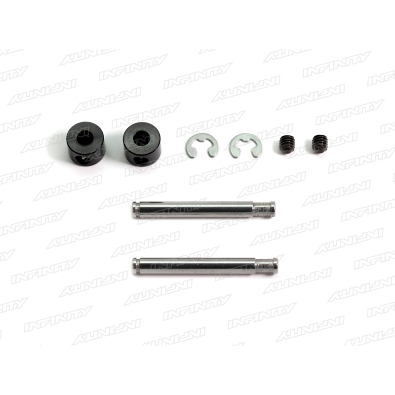 Infinity REAR BODY MOUNT SHAFT SET STOPPER TYPE (1) R0258 - RCXX - rc racing for professionals