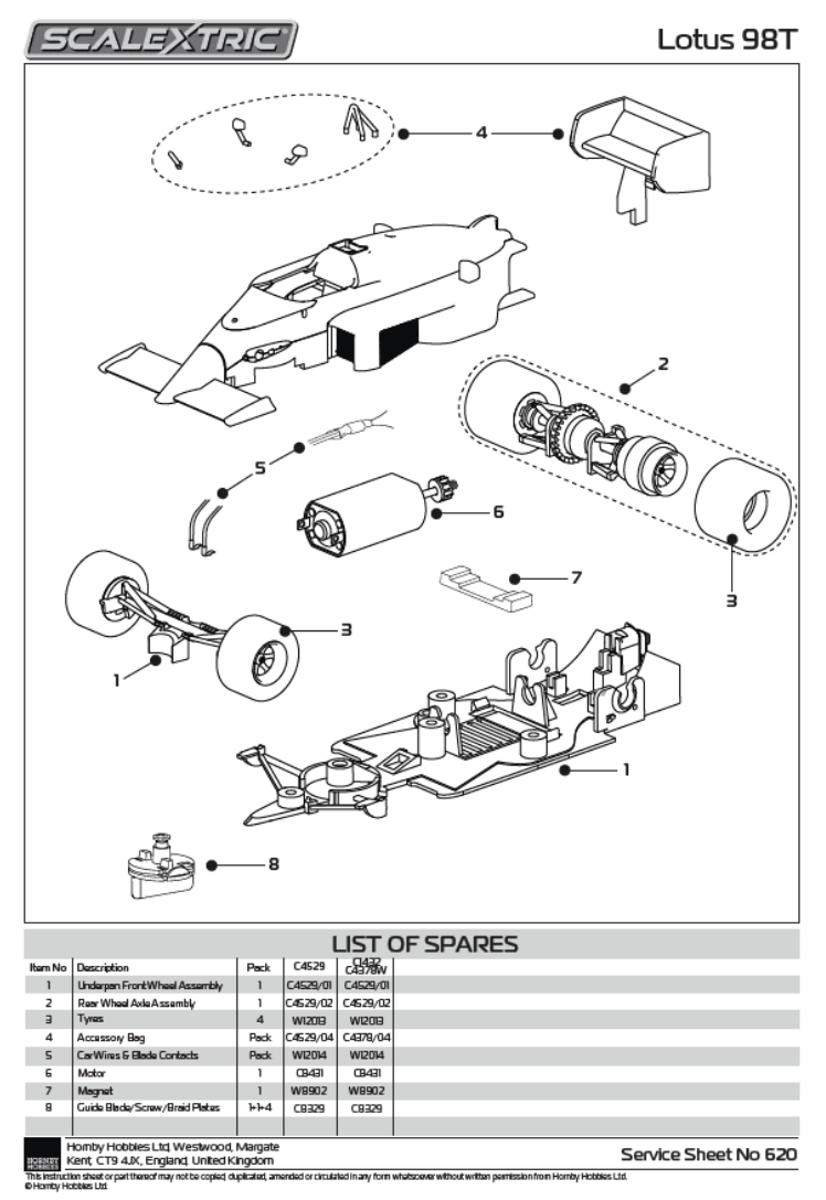 Lotus 98T - Ayrton Senna - C4529