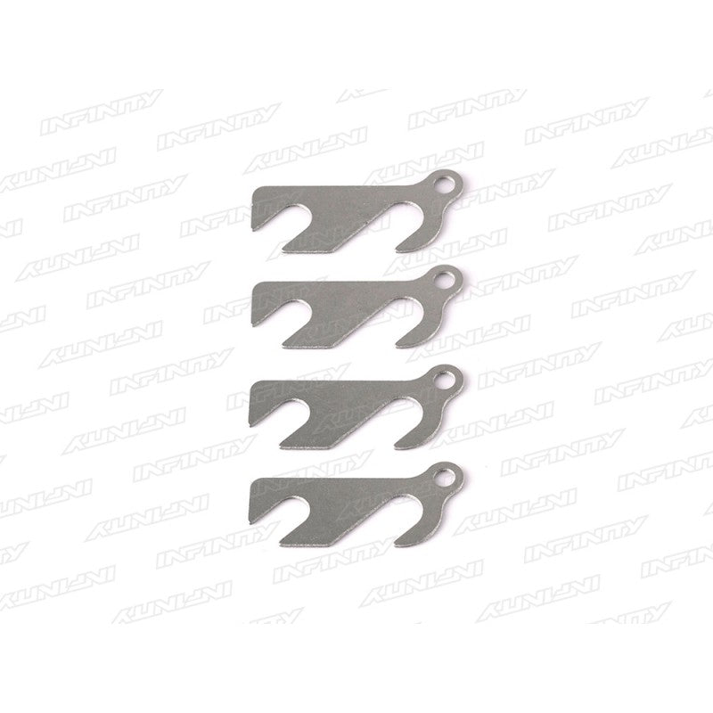 Infinity LOWER SUSPENSION HOLDER SPACER 0.2MM (4) T201-0.2 - RCXX - rc racing for professionals