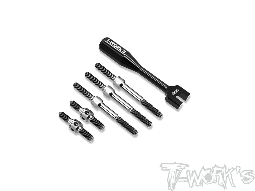 T-Works TB-295 64 Titanium Turnbuckle Set for Infinity IF15-II - RCXX - rc racing for professionals