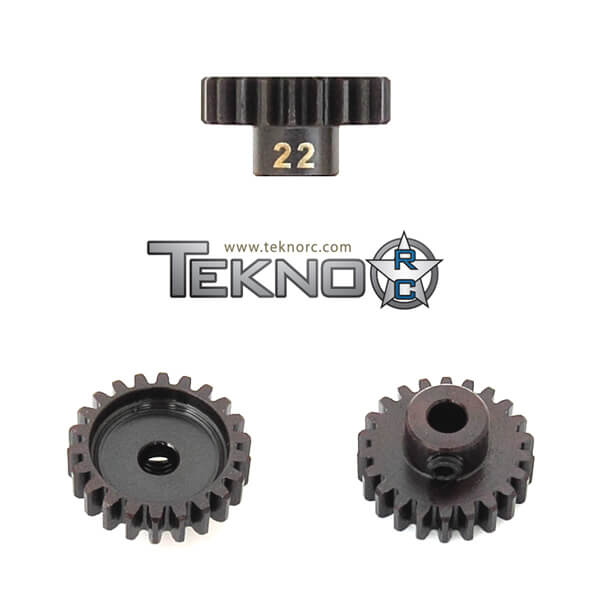 Tekno M5 Pinion Gear (22t, MOD1, 5mm bore, M5 set screw) - TKR4182