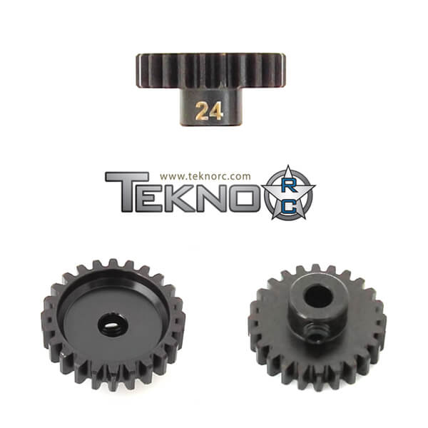 Tekno M5 Pinion Gear (24t, MOD1, 5mm bore, M5 set screw) - TKR4184