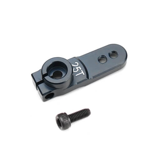 Tekno Aluminum Servo Horn (25t spline, M3 clamp, double hole arm) - TKR5253B