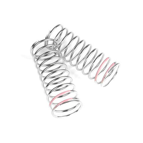 Tekno LF Shock Spring Set (front, 1.6x11.0, 3.82lb/in, 57mm, pink) - TKR6103
