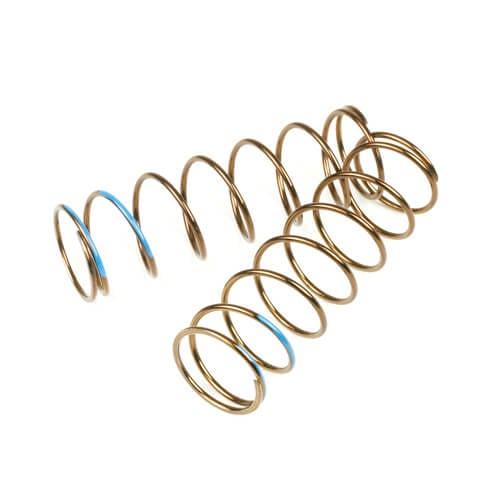 Tekno LF Shock Spring Set (front, 1.6x8, 5.73lb/in, 75mm, blue) - TKR8769