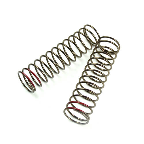 Tekno LF Shock Spring Set (rear, 1.6x13.7, 2.94lb/in, 85mm, red) - TKR8774