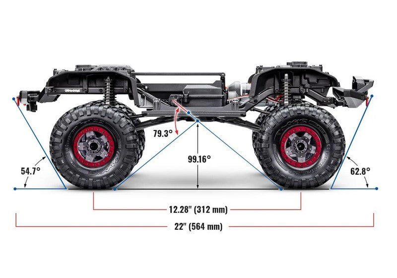 Traxxas TRX-4 Sport High Trail 4x4 RTR Scale Crawler - 82044 - RCXX - RC Racing Shop | RC Models | Tuning & Spare Parts for Professionals