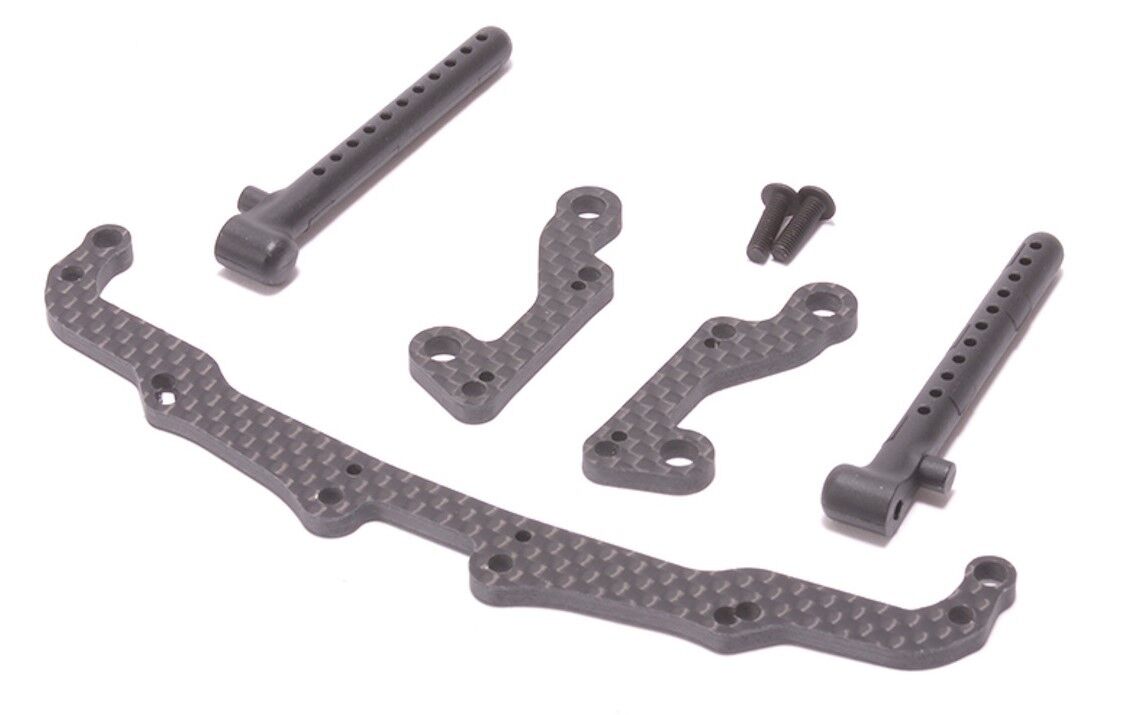 Schumacher Mi9 Kohlefaser Karosseriehalterung Hinten Lightweight - Set - U9078 - RCXX - RC Racing Shop | RC Models | Tuning & Spare Parts for Professionals