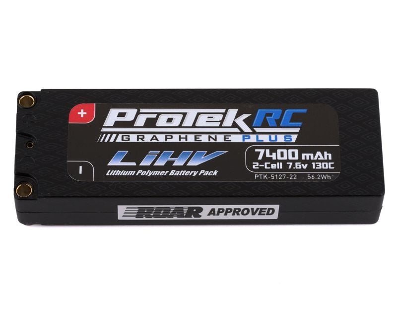 2S 130C Low IR Si-Graphene HV LiPo Batterie ProTek RC (7.6V, 7400mAh, 138x47x25.1mm, 298g)
