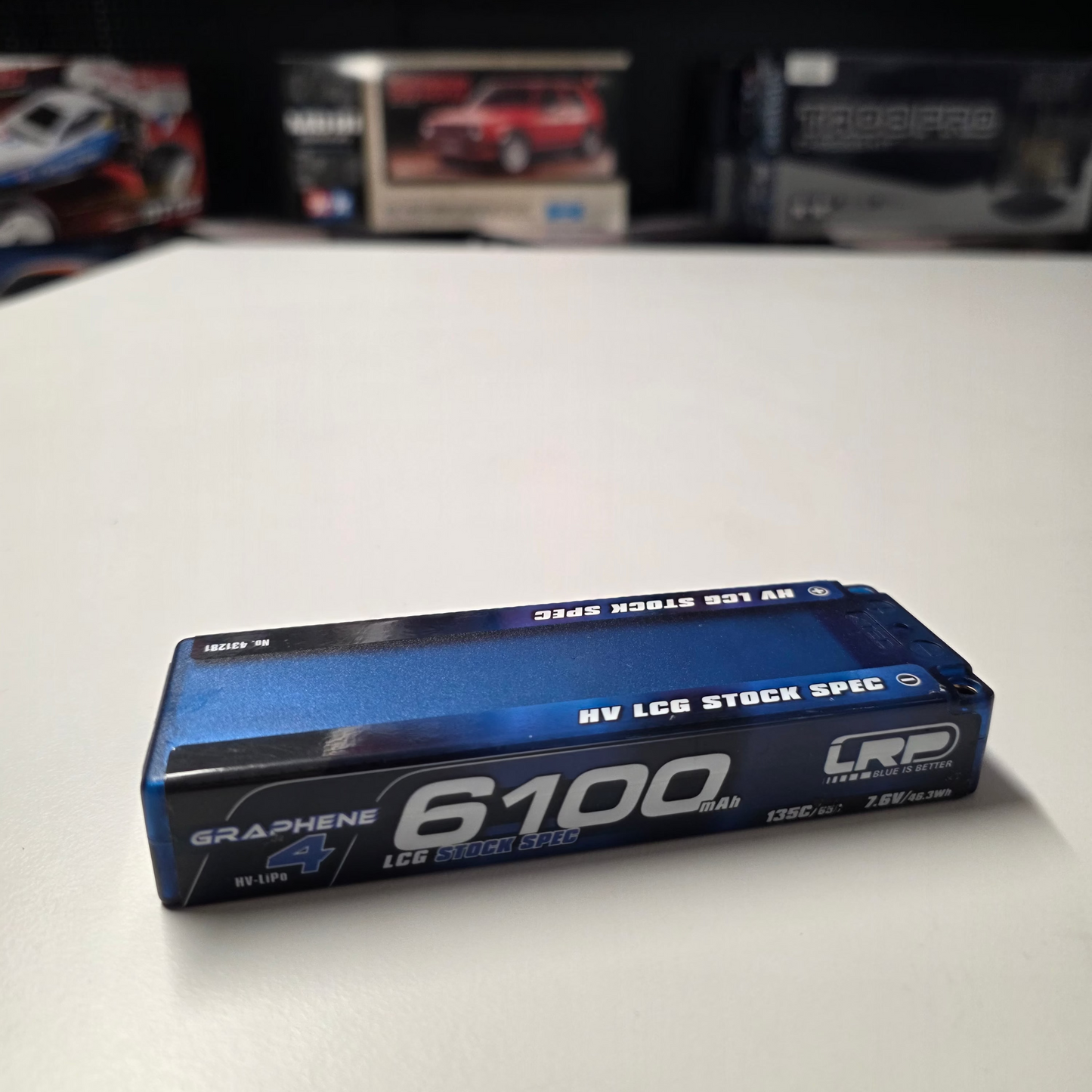 PRE OWNED LRP 6100mAh Stock Spec GRAPHENE-4 7.6V LiPo - 135C/65C