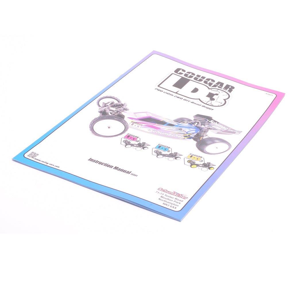 Schumacher Manual LD3 - U8636 - RCXX - RC Racing Shop | RC Models | Tuning & Spare Parts for Professionals