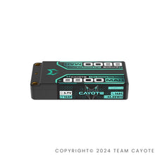 Cayote Racing 8800mah Lipo Battery 145C 1S2P 3.7V 162g - 881S145B