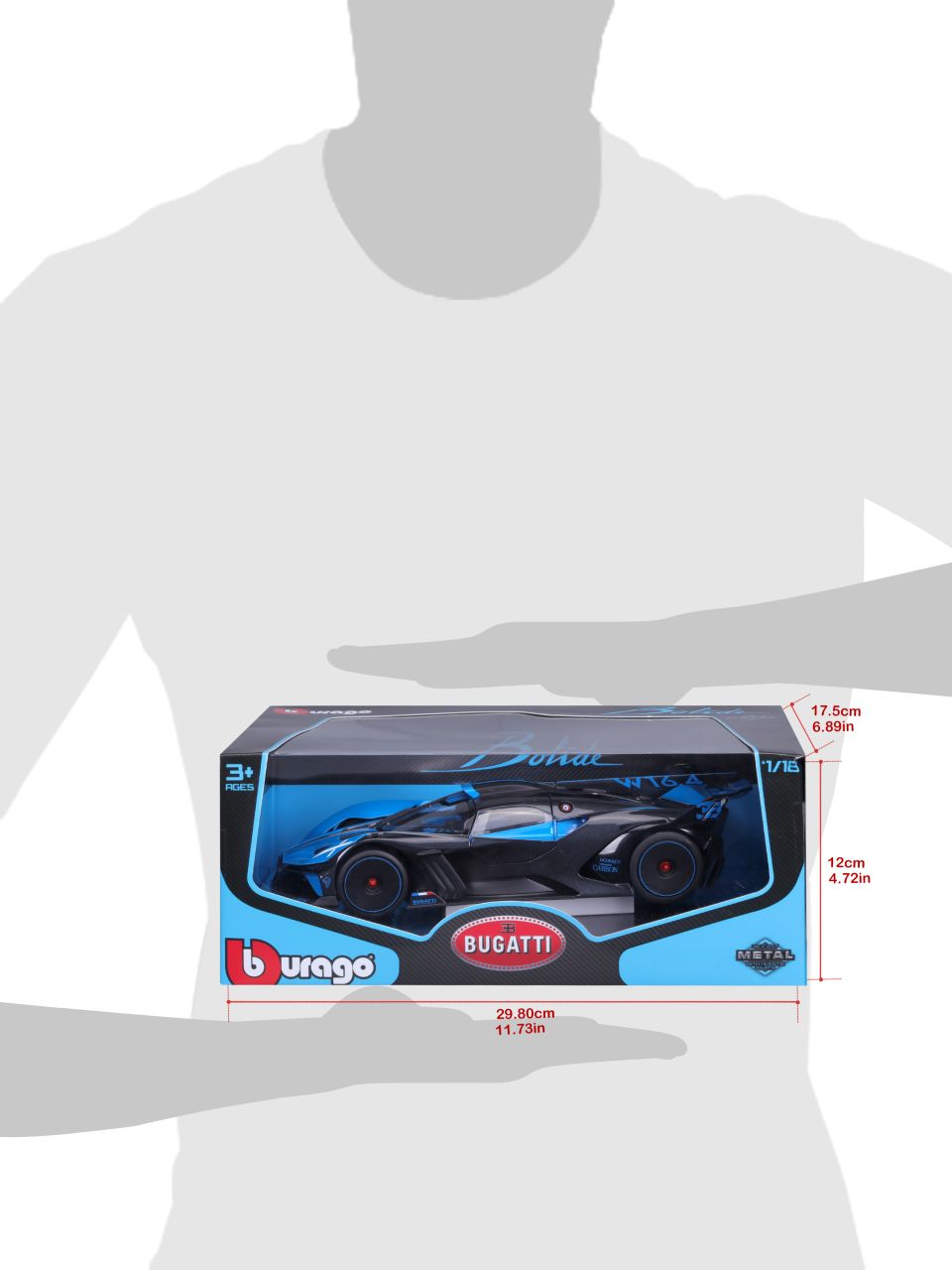 Bugatti Bolide 1/18 blau - RCXX - RC Racing Shop | RC Models | Tuning & Spare Parts for Professionals