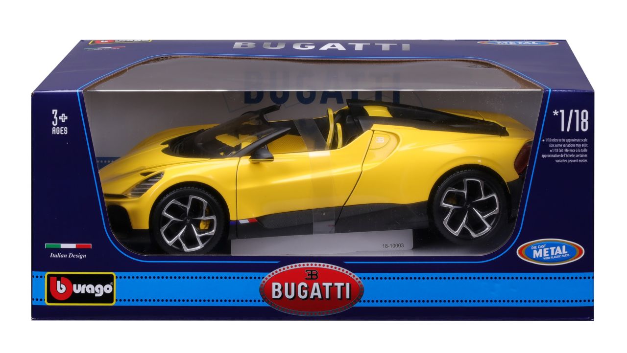 Bugatti Mistral 1/18 gelb - RCXX - RC Racing Shop | RC Models | Tuning & Spare Parts for Professionals