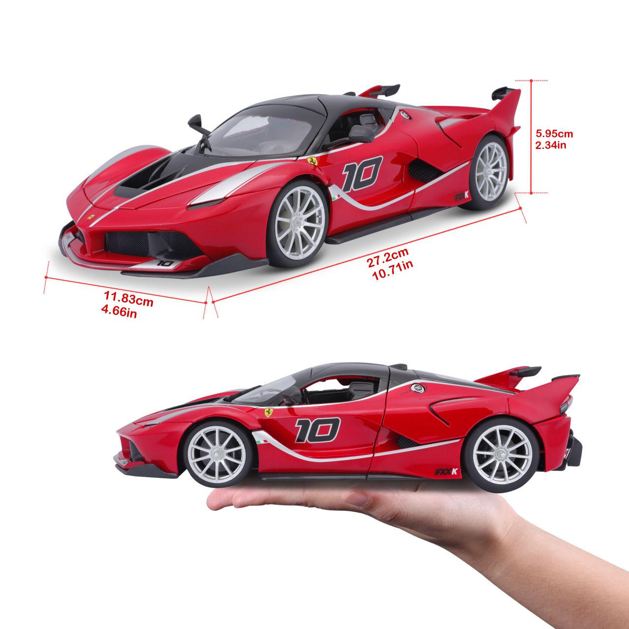Ferrari R&P FXX K 1/18 rot - RCXX - RC Racing Shop | RC Models | Tuning & Spare Parts for Professionals
