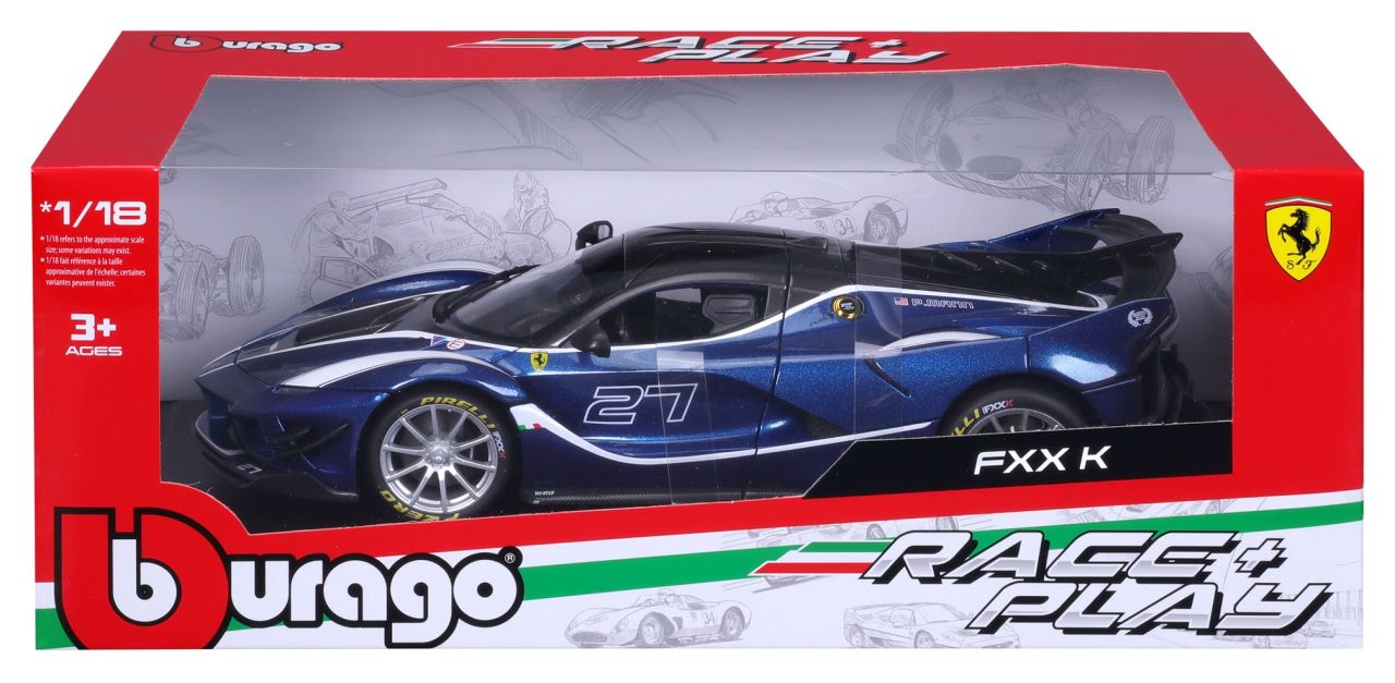 Ferrari R&P FXX-K EVO 1/18 blau - RCXX - RC Racing Shop | RC Models | Tuning & Spare Parts for Professionals