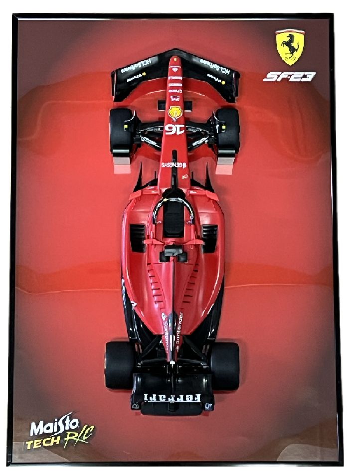 F1-Fotorahmen mit Ferrari-Modell 1/10 #16 Leclerc - RCXX - RC Racing Shop | RC Models | Tuning & Spare Parts for Professionals