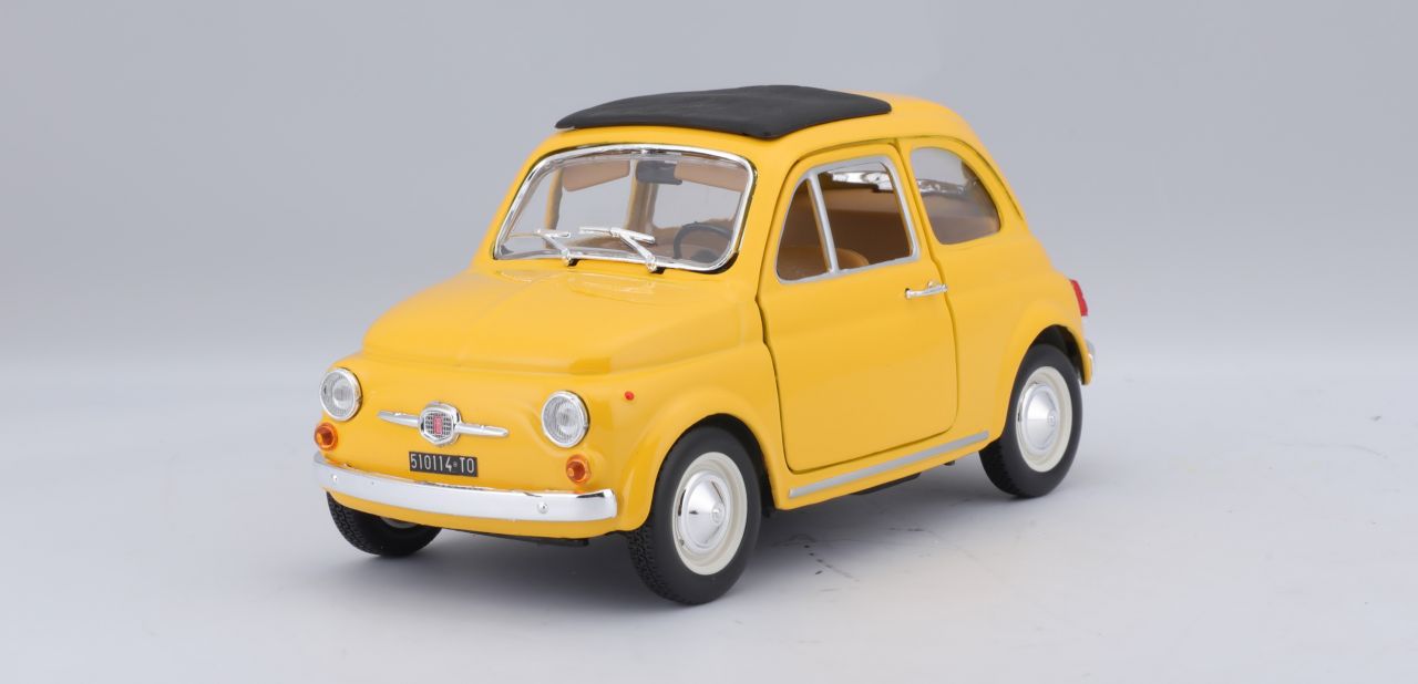 Fiat 500 F 1965 1/24 gelb - RCXX - RC Racing Shop | RC Models | Tuning & Spare Parts for Professionals