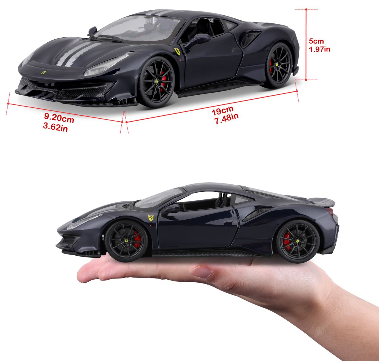 Ferrari R&P 488 Pista 1/24 blau - RCXX - RC Racing Shop | RC Models | Tuning & Spare Parts for Professionals