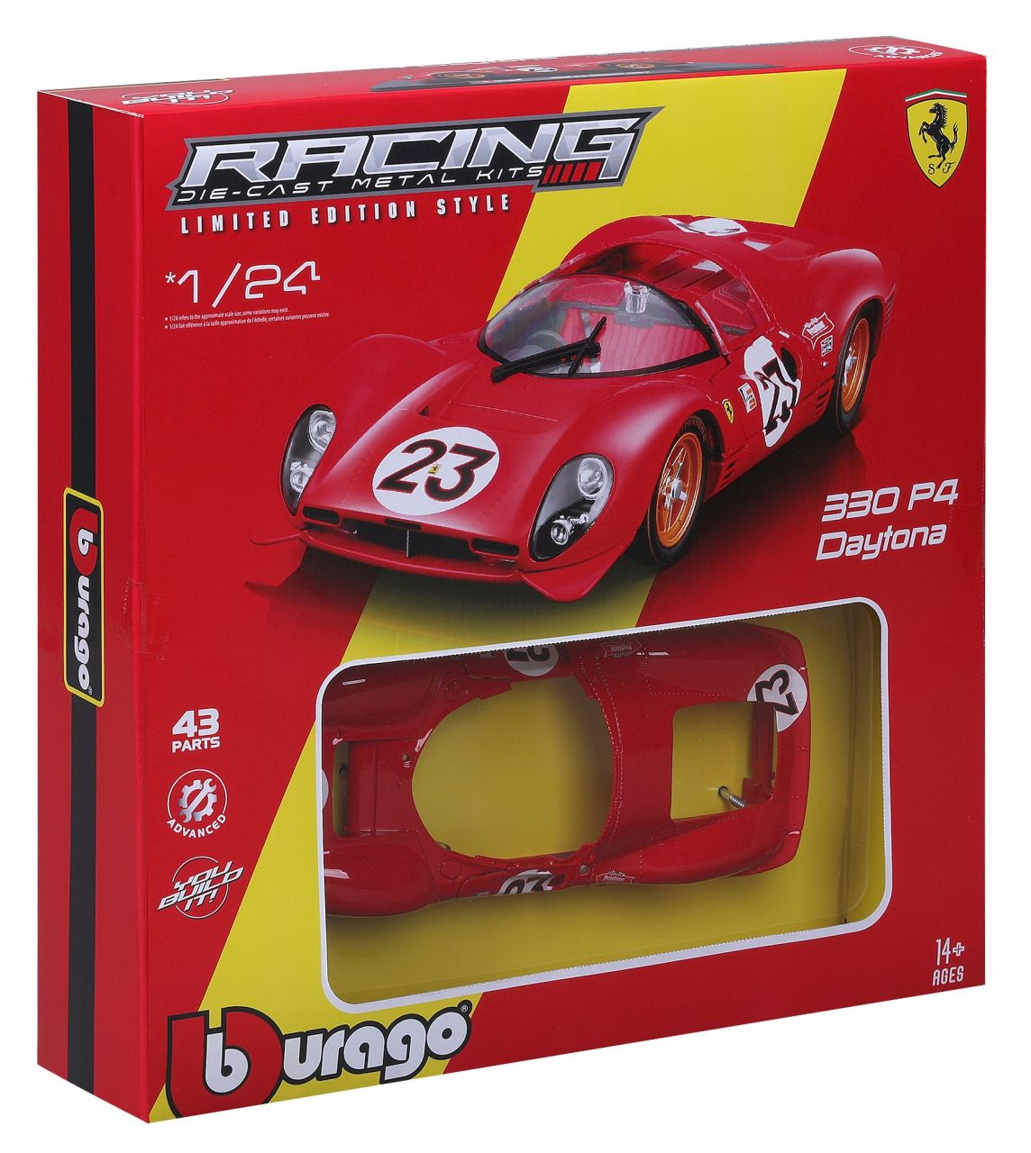 Ferrari Racing Bausatz 330 P4 Daytona 1/24 rot - RCXX - RC Racing Shop | RC Models | Tuning & Spare Parts for Professionals
