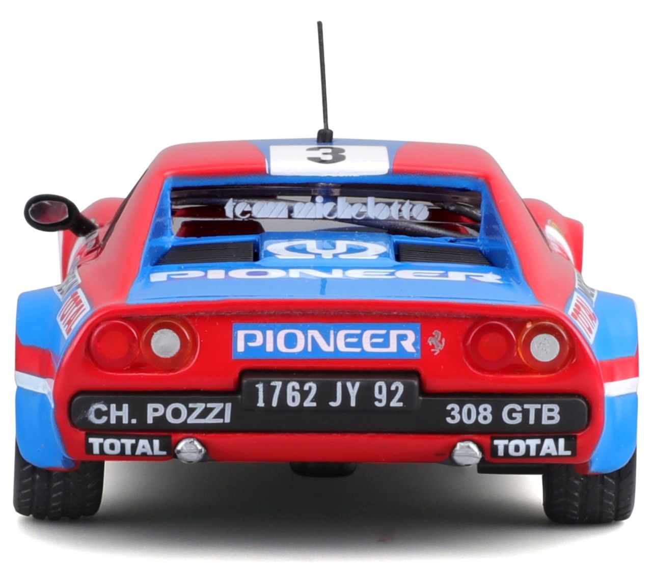 Ferrari Racing 308 GTB 1982 1/43 rot - RCXX - RC Racing Shop | RC Models | Tuning & Spare Parts for Professionals