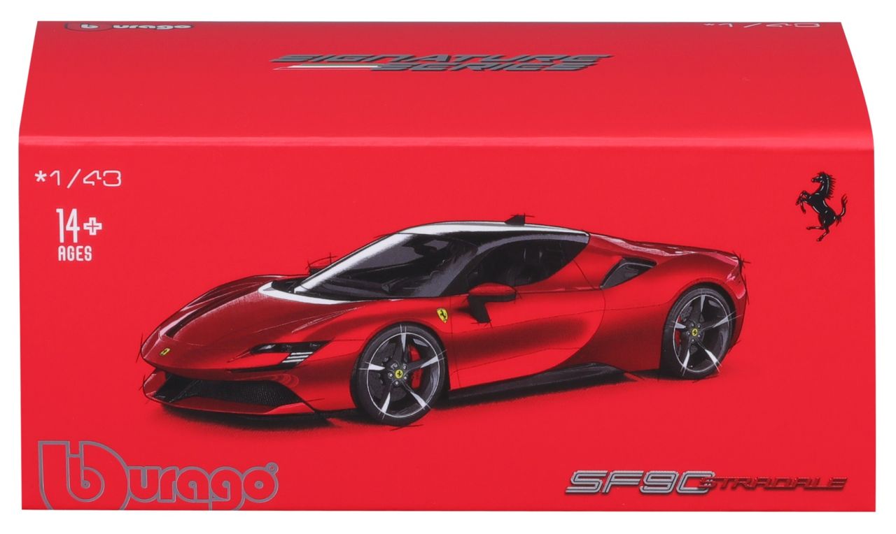 Ferrari SF90 Stradale 1/43 rot - RCXX - RC Racing Shop | RC Models | Tuning & Spare Parts for Professionals