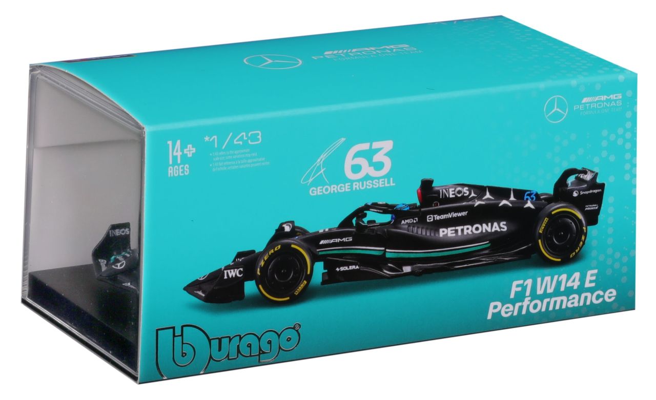 Mercedes-AMG F1 W14 E Perf. 1/43 Russell 2023 - RCXX - RC Racing Shop | RC Models | Tuning & Spare Parts for Professionals