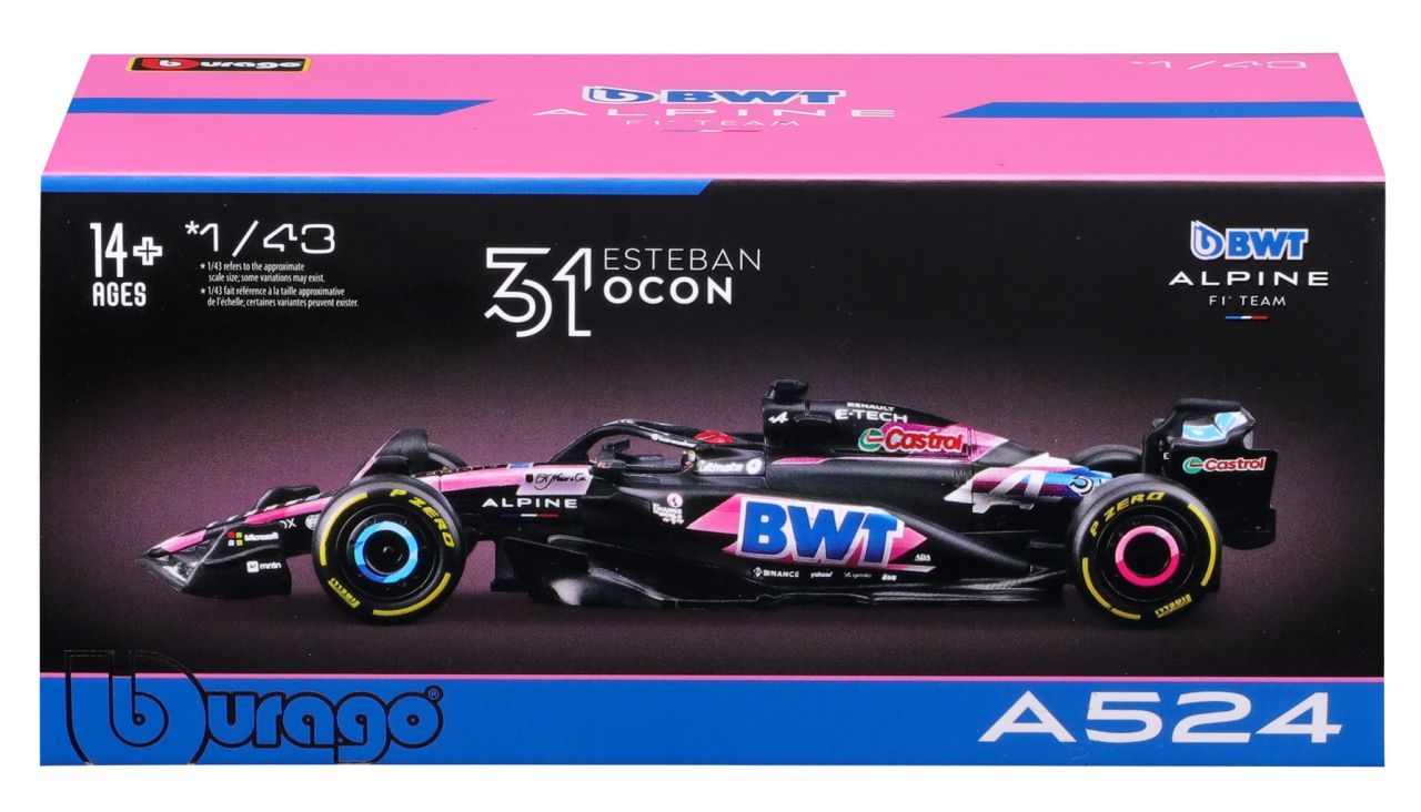 Alpine F1 A524 1/43 Ocon 2024 - RCXX - RC Racing Shop | RC Models | Tuning & Spare Parts for Professionals