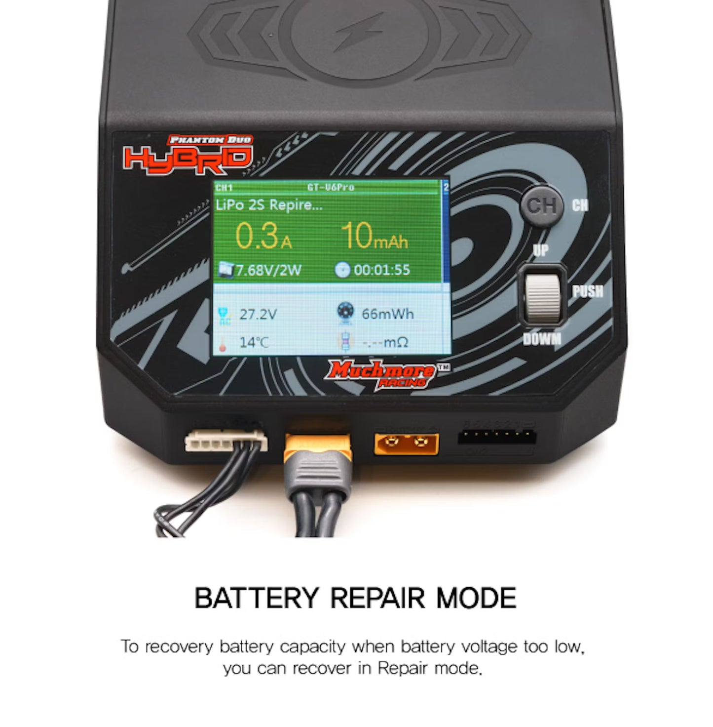 MUCHMORE Hybrid Phantom Duo AC/DC Charger