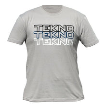 Tekno Tekno RC T-Shirt (Stacked Logo, Next Level, Light Gray, XL) - TKRTS08XL