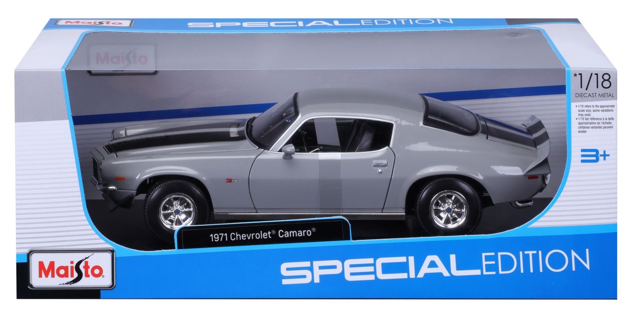 Chevrolet Camaro 1971 grau 1/18 - RCXX - RC Racing Shop | RC Models | Tuning & Spare Parts for Professionals