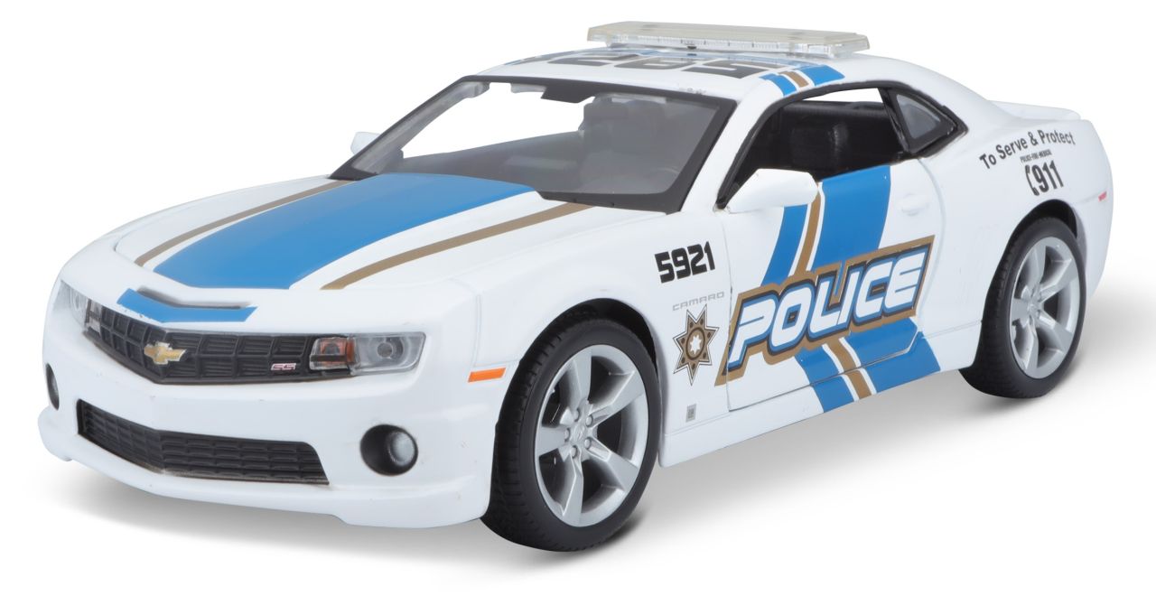 Chevrolet Camaro SS RS 2010 Police Weiss 1/24 - RCXX - RC Racing Shop | RC Models | Tuning & Spare Parts for Professionals