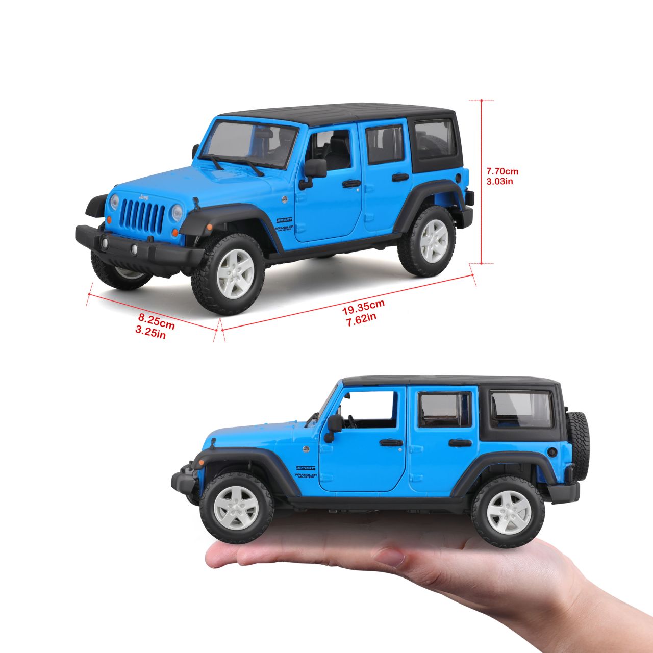 Jeep Wrangler Unlimited 2015 1/24 blau - RCXX - RC Racing Shop | RC Models | Tuning & Spare Parts for Professionals