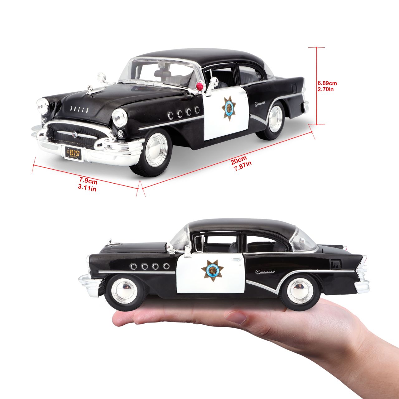 Buick Century 1955 1/24 schwarz - RCXX - RC Racing Shop | RC Models | Tuning & Spare Parts for Professionals