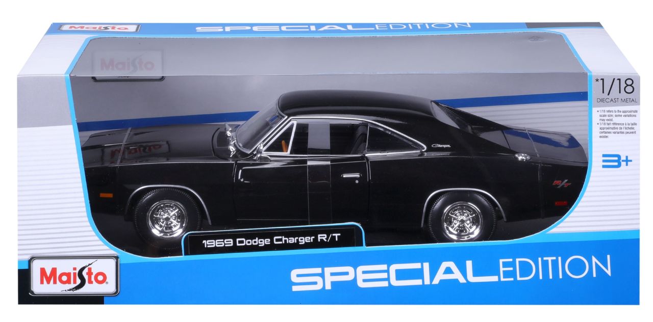 Dodge Charger 1969 1/18 schwarz - RCXX - RC Racing Shop | RC Models | Tuning & Spare Parts for Professionals