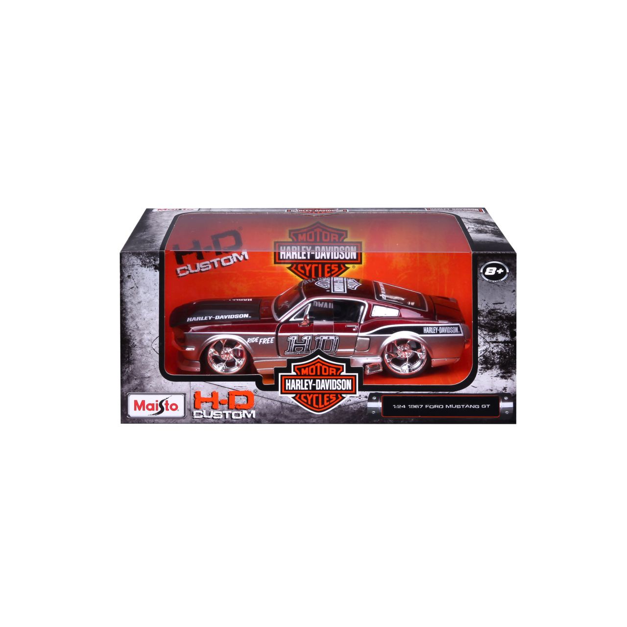 Ford Mustang GT 1967 Harley Davidson 1/24 silber - RCXX - RC Racing Shop | RC Models | Tuning & Spare Parts for Professionals
